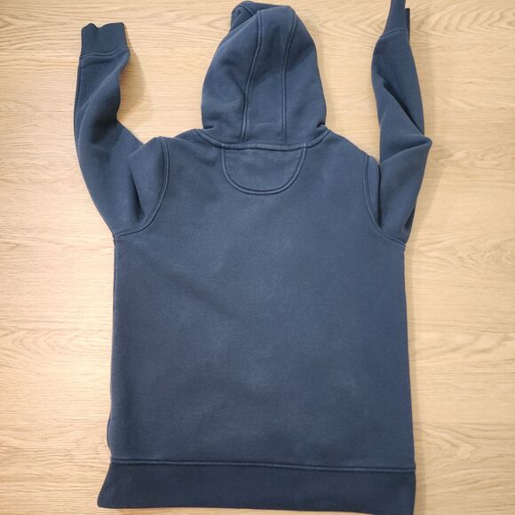 Carhartt Womens Hoodie Sweatshirt Medium Blue Pullover Heavyweight Relaxed - Picture 4 of 13